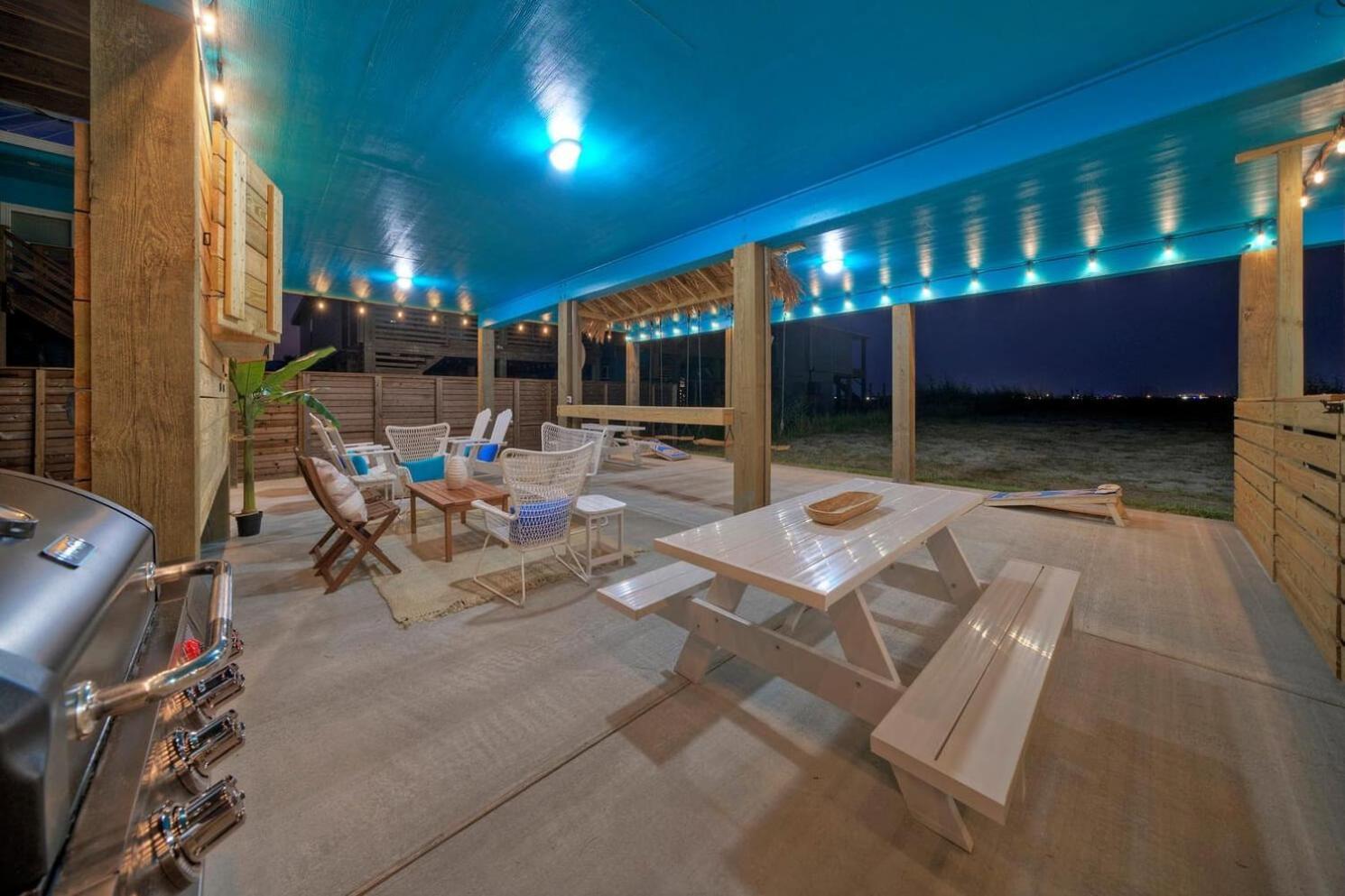 Blutopia By Avantstay Outdoor Lounge W Bar Port Aransas Exterior foto
