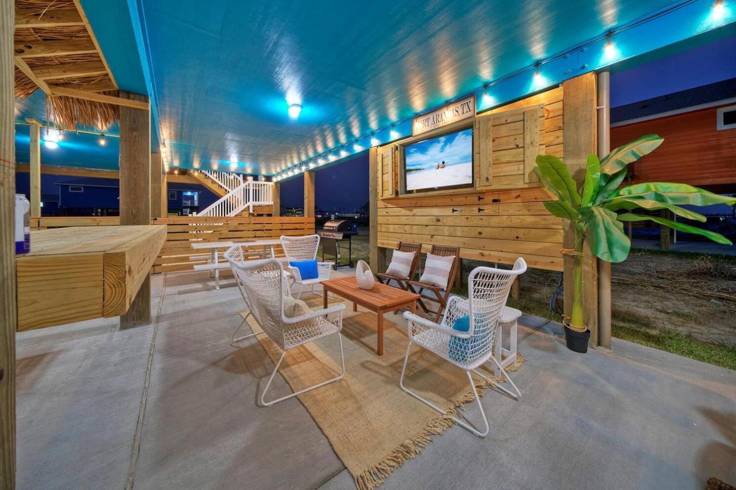 Blutopia By Avantstay Outdoor Lounge W Bar Port Aransas Exterior foto