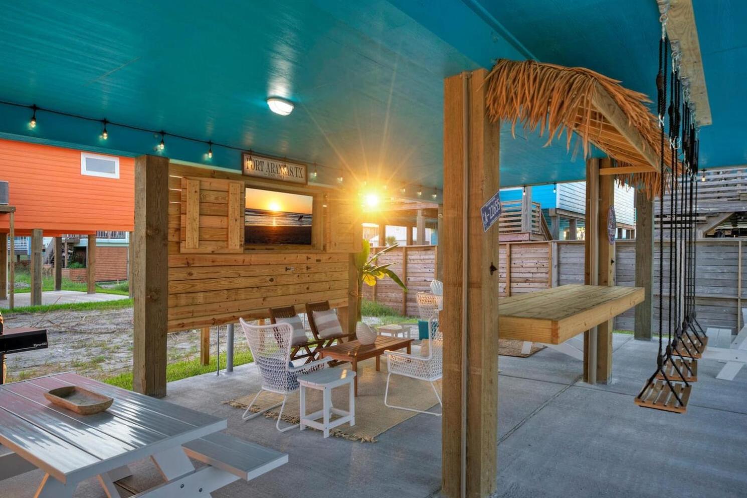 Blutopia By Avantstay Outdoor Lounge W Bar Port Aransas Exterior foto