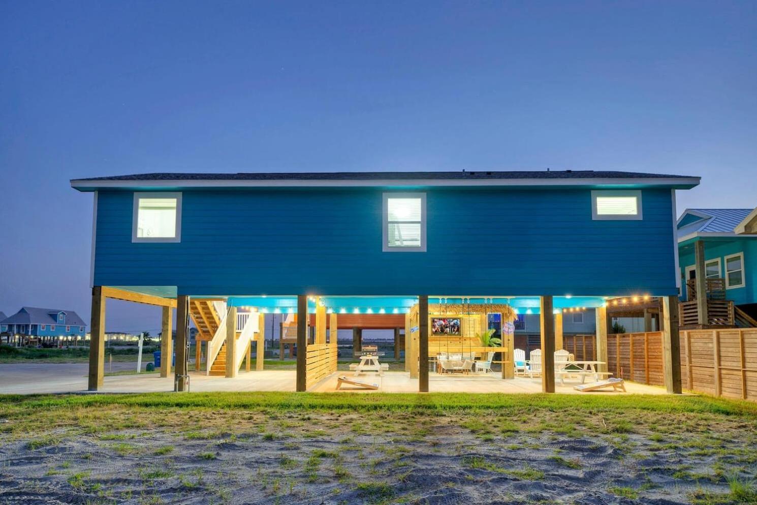 Blutopia By Avantstay Outdoor Lounge W Bar Port Aransas Exterior foto