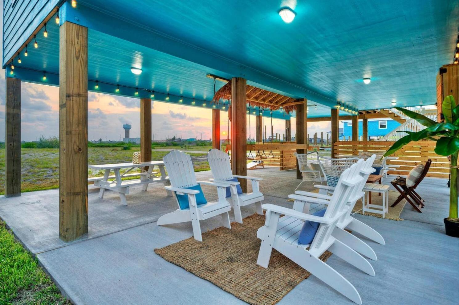 Blutopia By Avantstay Outdoor Lounge W Bar Port Aransas Exterior foto